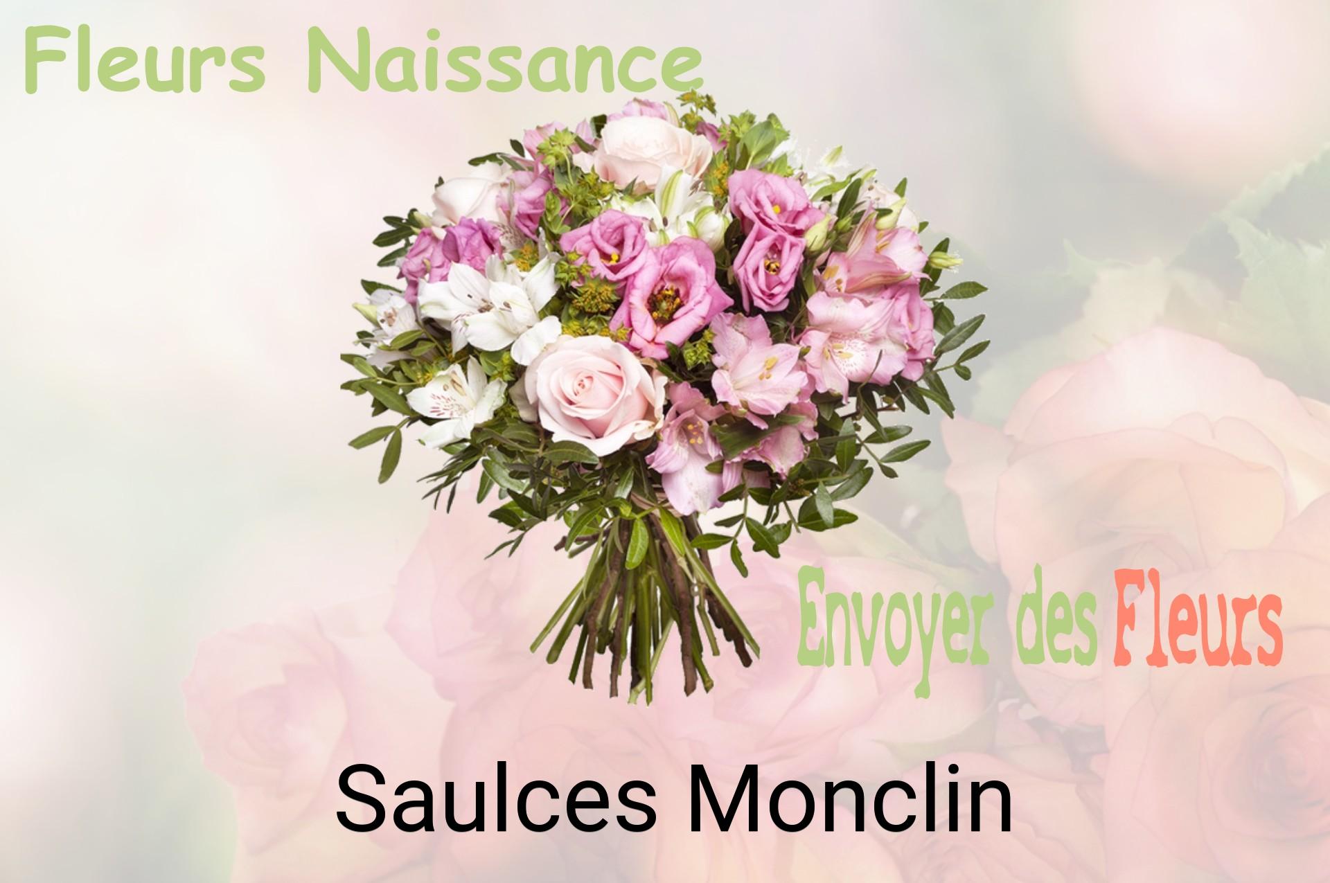 Bouquet de fleurs de naissance livré à Saulces-Monclin